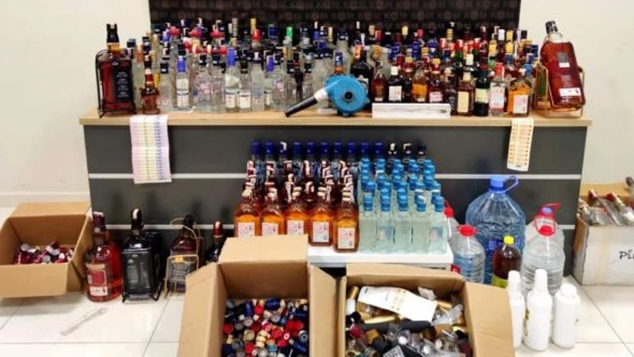 Van’da sahte alkol operasyonu