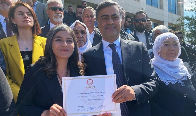  Abdullah Zeydan Mazbatasını Aldı
