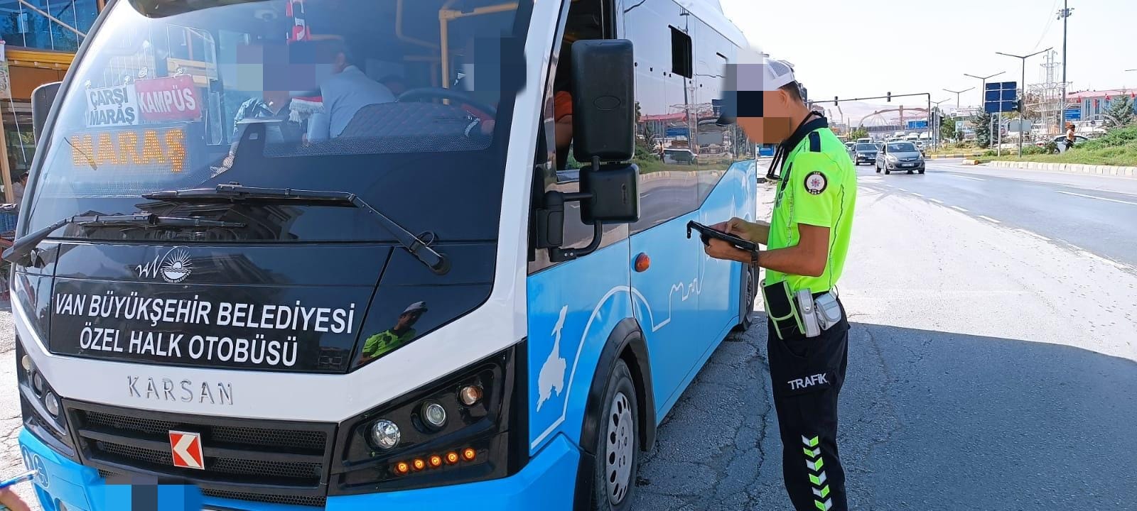 Van’da son bir haftada  28 araç trafikten men edildi