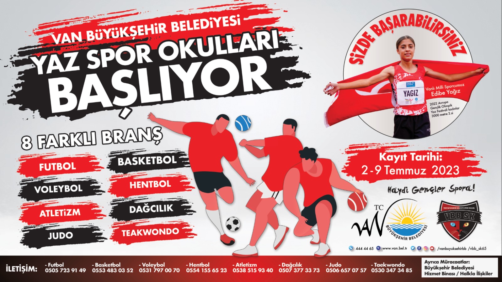 Van'da Yaz Sporları Başlıyor